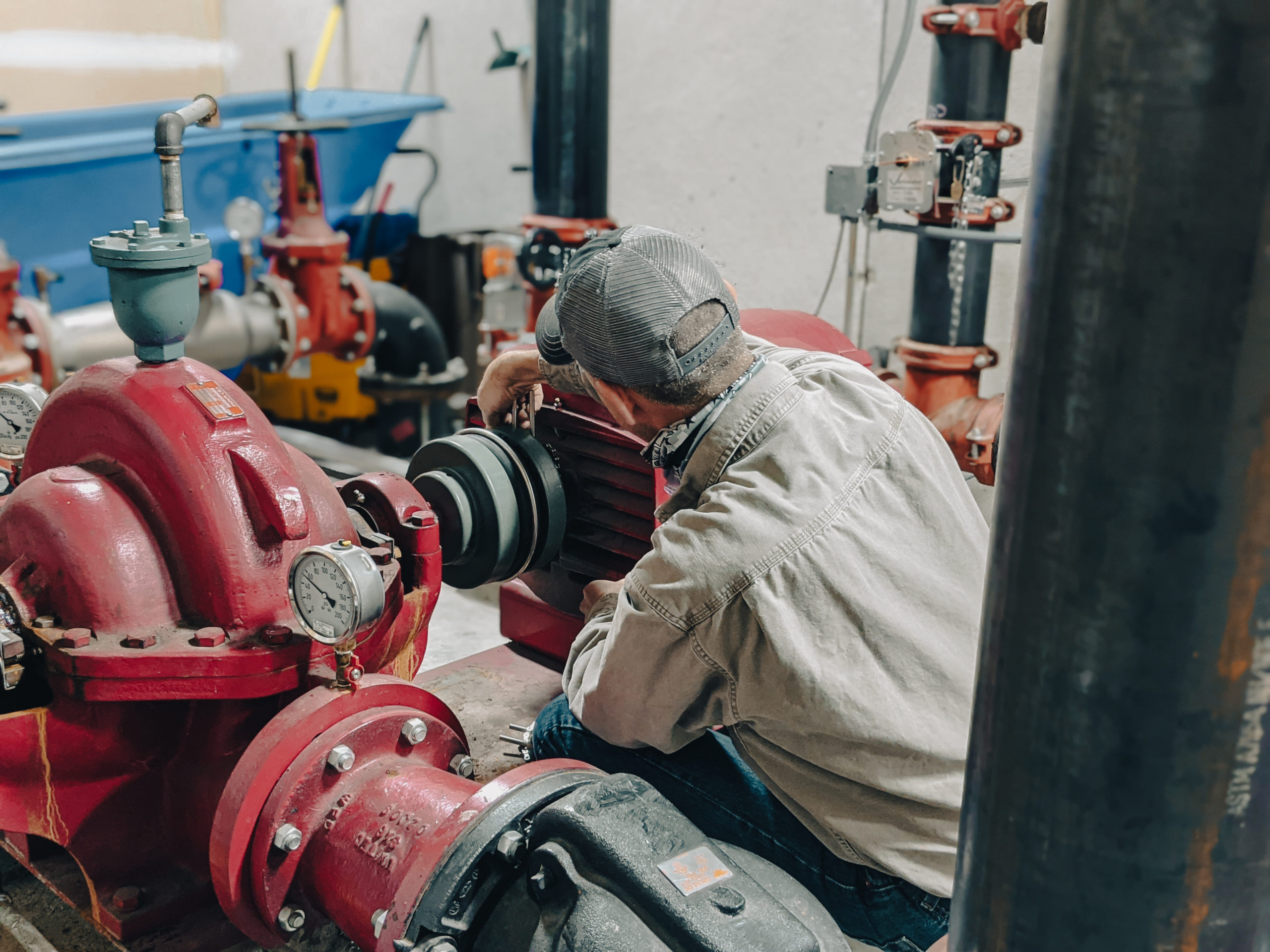 fire pump alignment